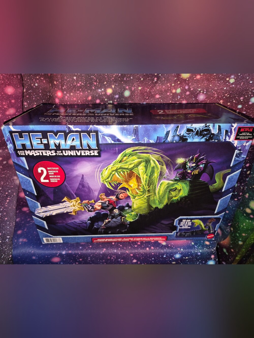 🐍⚔️ He-Man and the Masters of the Universe Chaos Snake Attack Playset – NRFB
